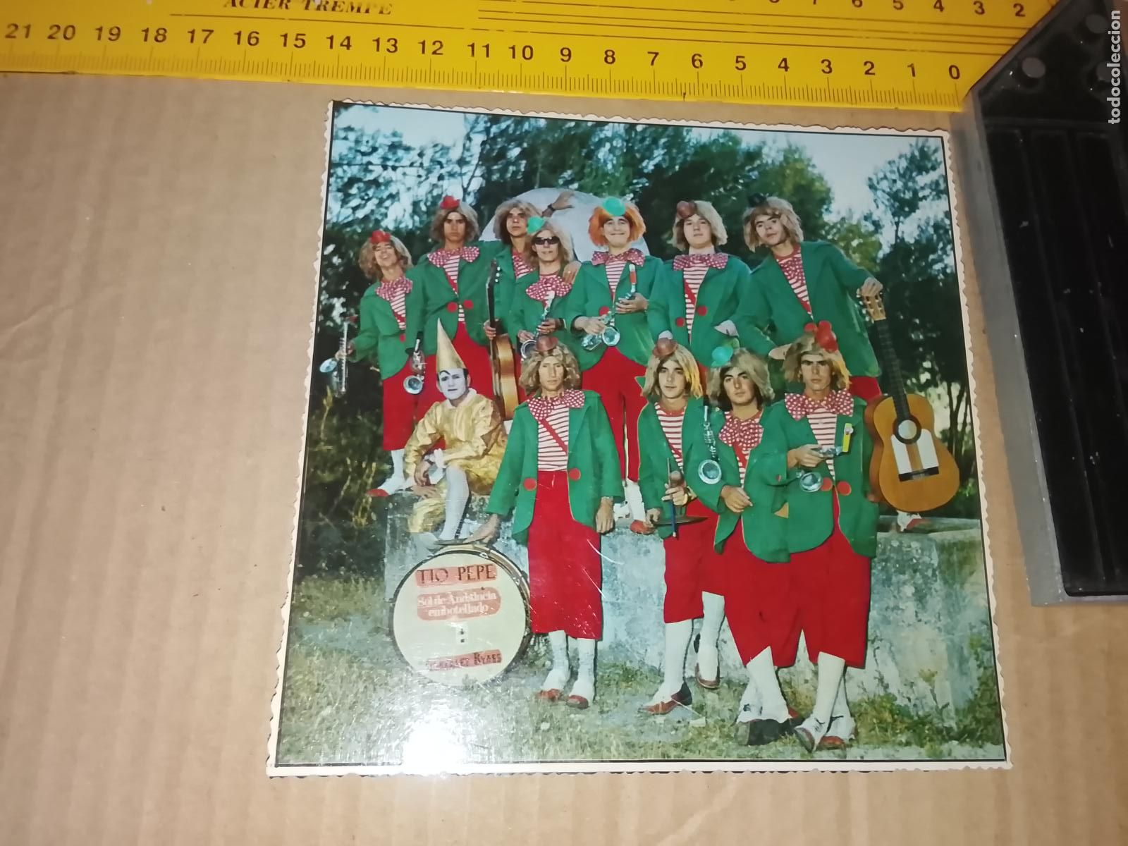 M&uacute;sica de colecci&oacute;n: musica - CROMOS o similar DE CARTON ANTIGUO troquelado CANTANTES carnaval de C&aacute;diz