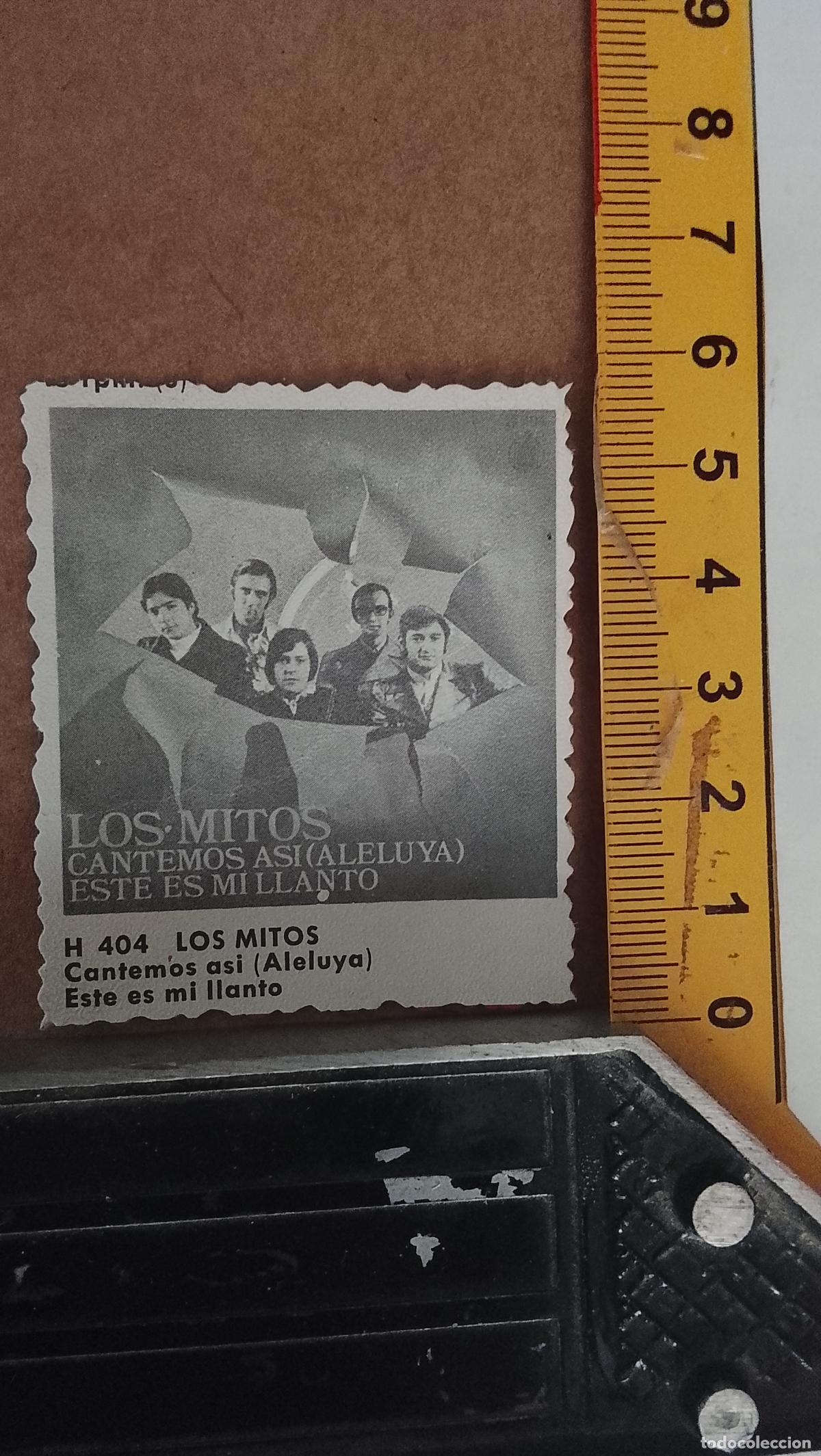 Musica di collezione: musica - CROMO o similar carton cartulina o papel grueso troquelado CANTANTES - los mitos