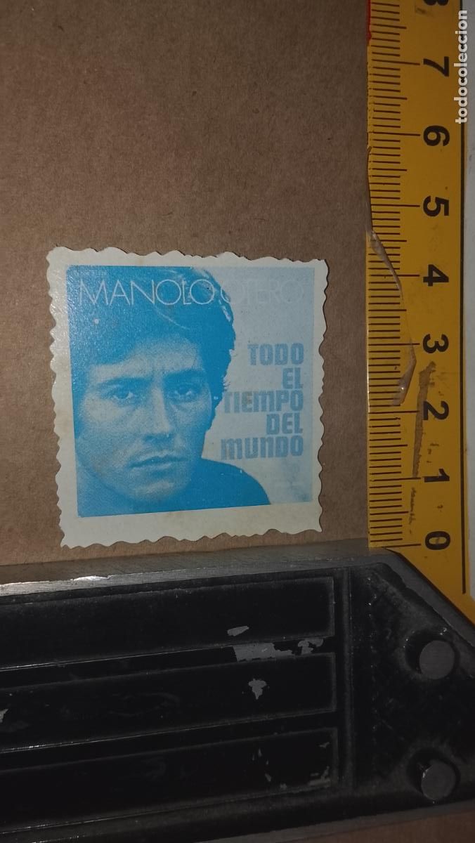 Musica di collezione: musica - CROMO o similar carton cartulina o papel grueso troquelado CANTANTES - MANOLO OTERO