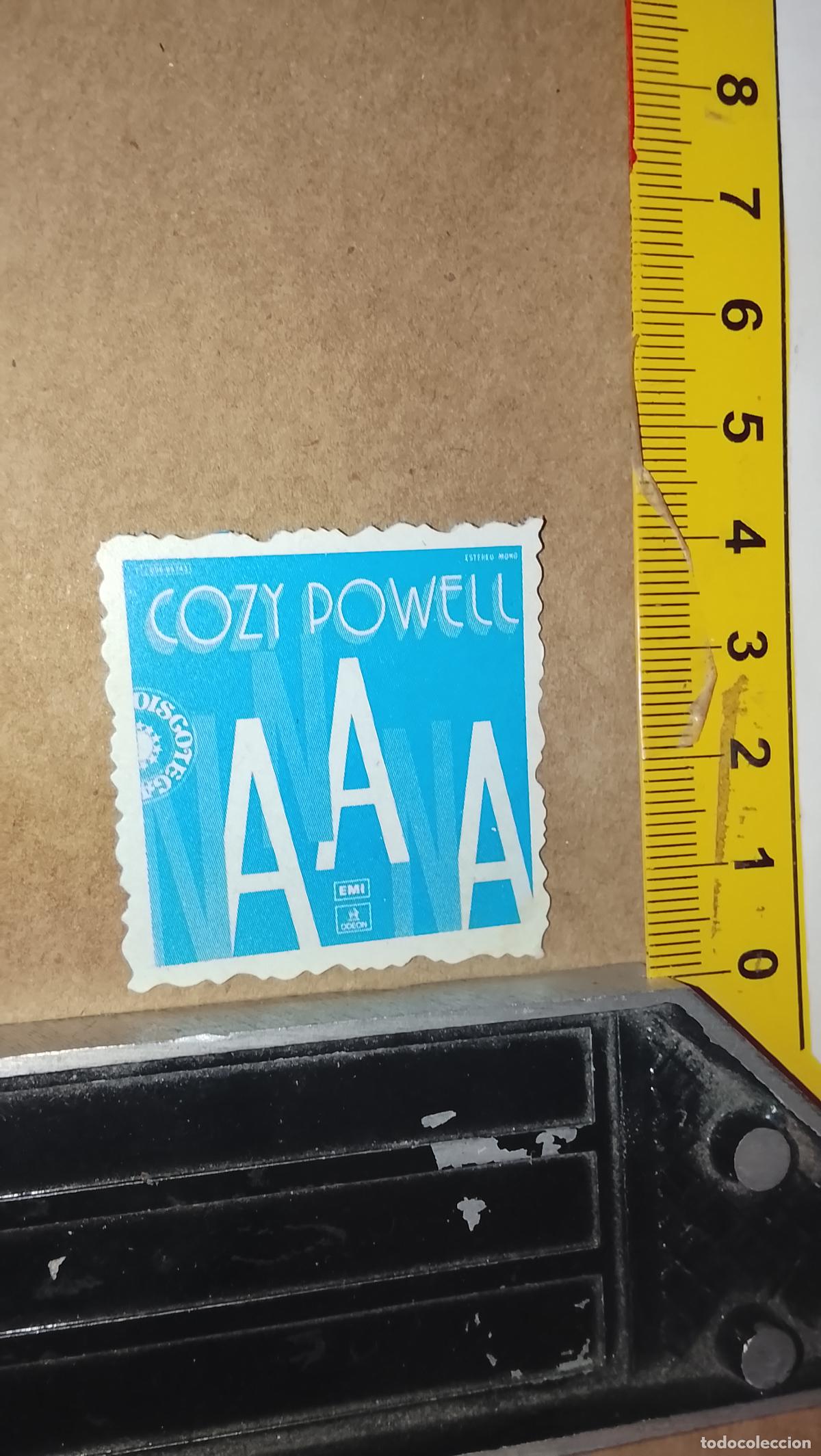 Musica di collezione: musica - CROMO o similar carton cartulina o papel grueso troquelado CANTANTES - COZY POWELL