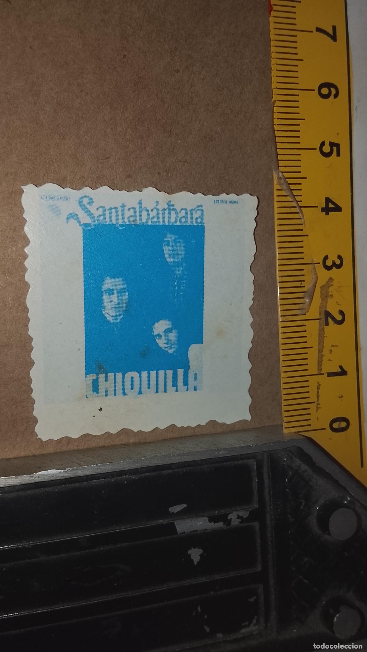 Musica di collezione: musica - CROMO o similar carton cartulina papel grueso troquelado CANTANTES SANTABARBARA CHIQUILLA