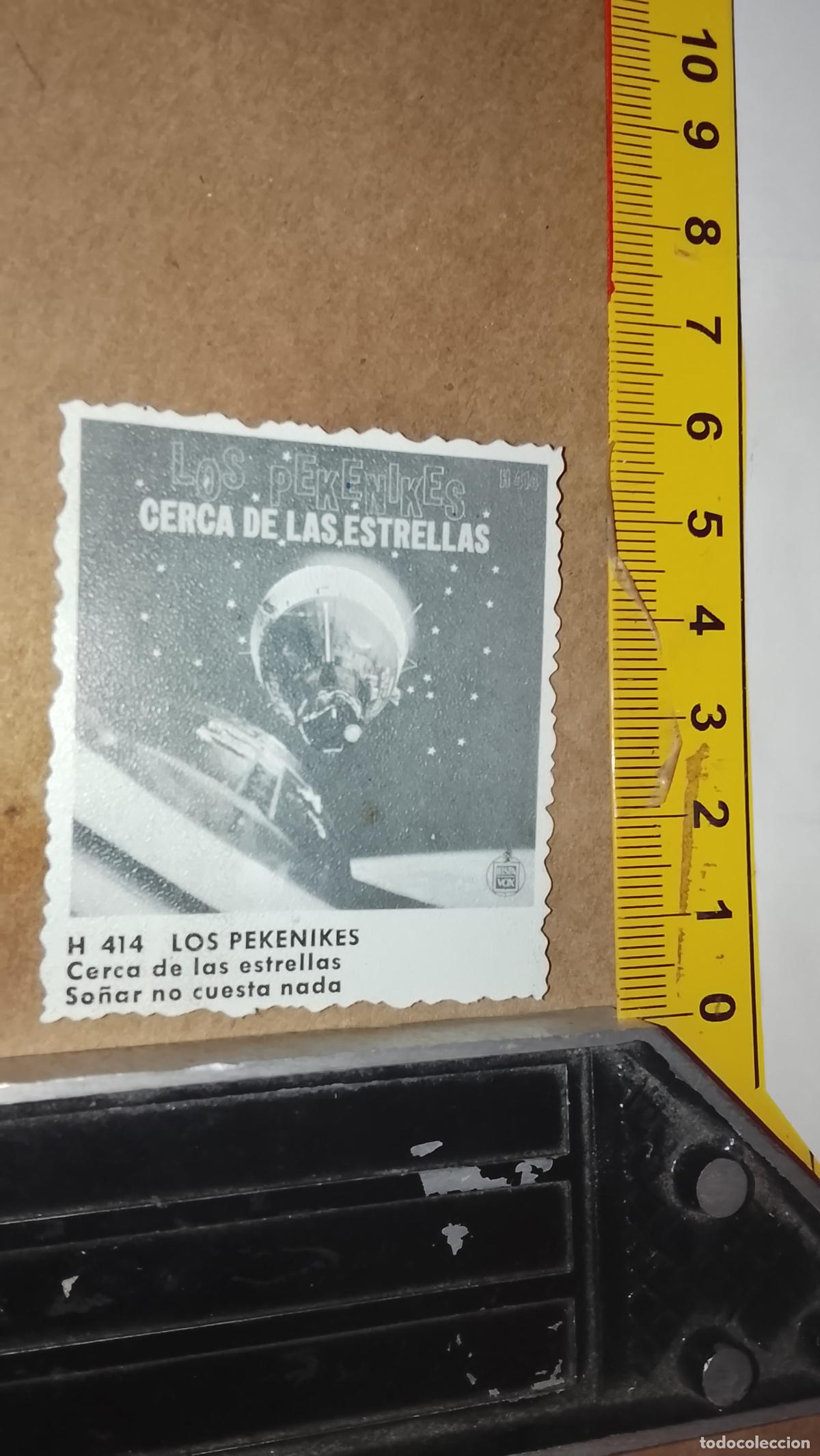 Musica di collezione: musica - CROMO o similar carton cartulina papel grueso troquelado CANTANTES LOS PEKENIKES