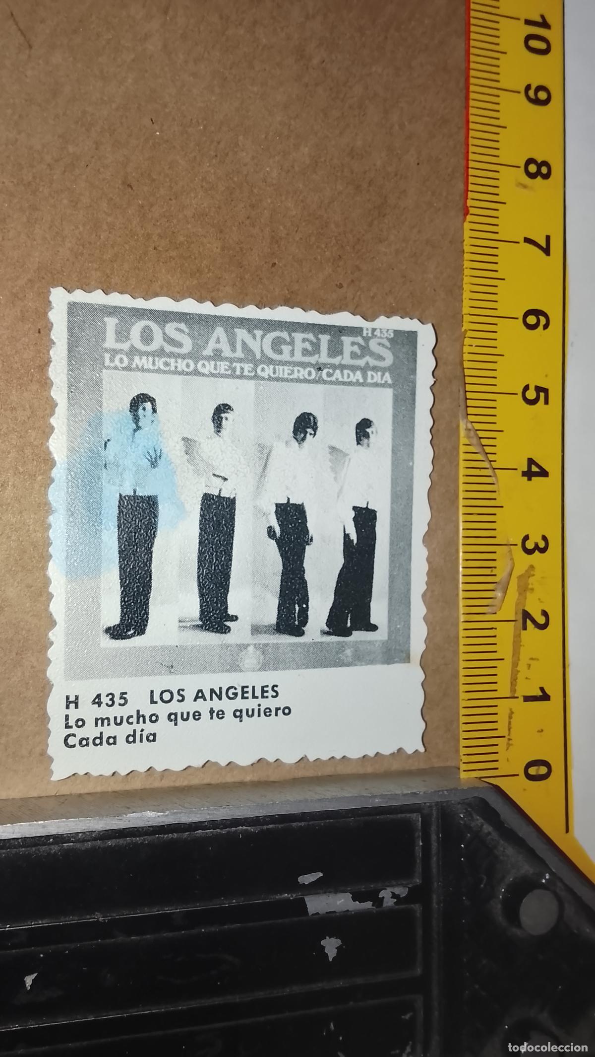 Musica di collezione: musica - CROMO o similar carton cartulina papel grueso troquelado CANTANTES LOS ANGELES