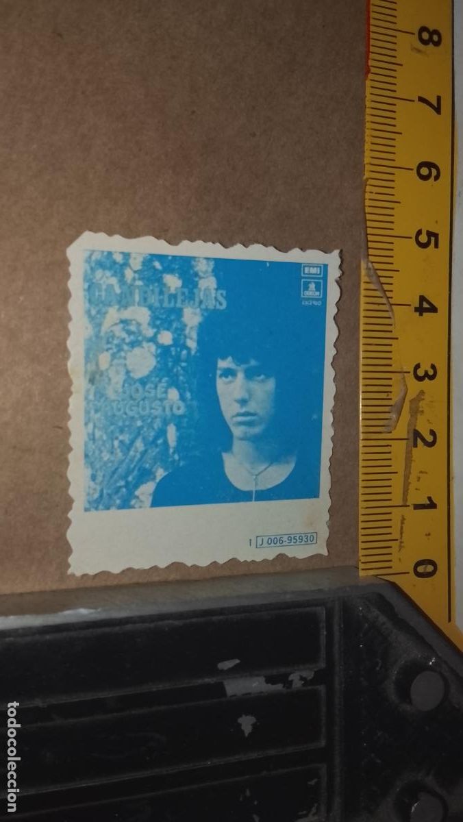Musica di collezione: musica - CROMO o similar carton cartulina papel grueso troquelado CANTANTES JOSE AUGUSTO CANDILEJAS