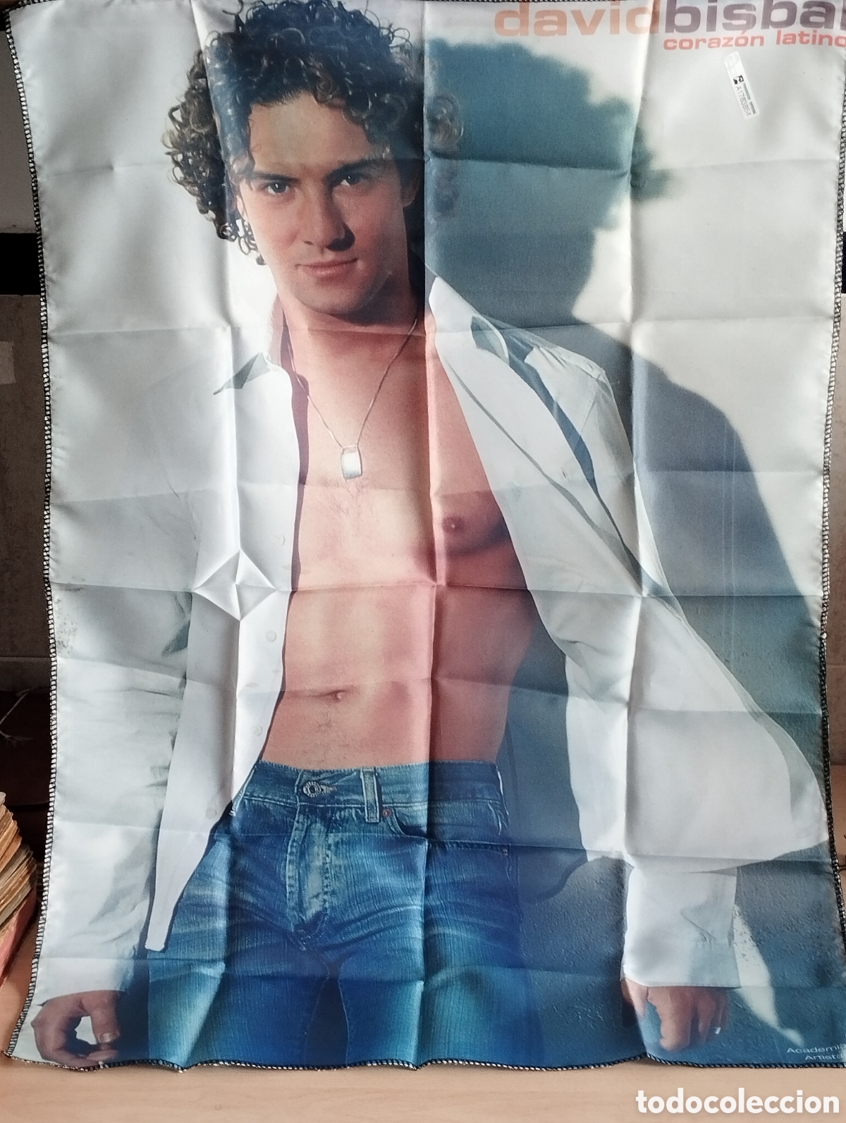 M&uacute;sica de colecci&oacute;n: P&Oacute;STER DAVID BISBAL -SEDA/SIMIL CORAZON LATINO P.OFICIAL 80X57 CMS