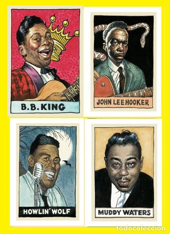 M&uacute;sica de colecci&oacute;n: LEGENDS OF THE BLUES - LIMT OFFER 4 VINTAGE POSTERS / 30X40 CM / NUEVOS