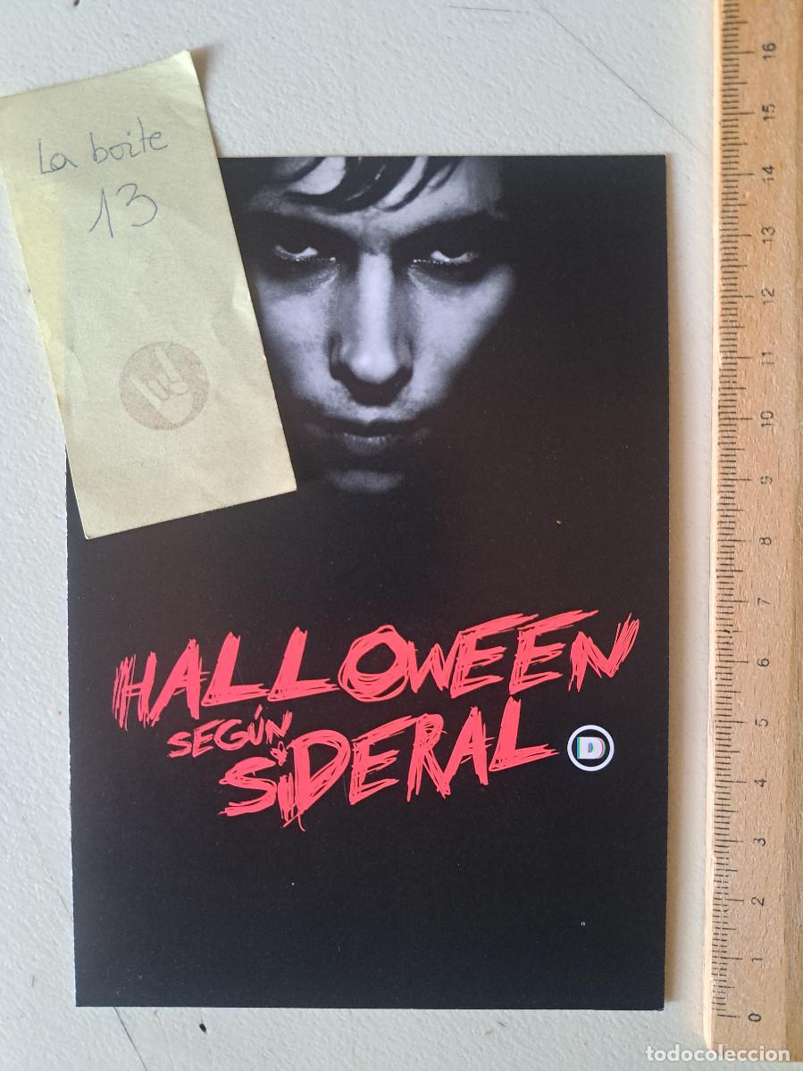 M&uacute;sica de colecci&oacute;n: FLYER DISCOTECA DISCOTHEQUE BARCELONA HALLOWEEN SEG&Uacute;N SIDERAL TECHNO 2001