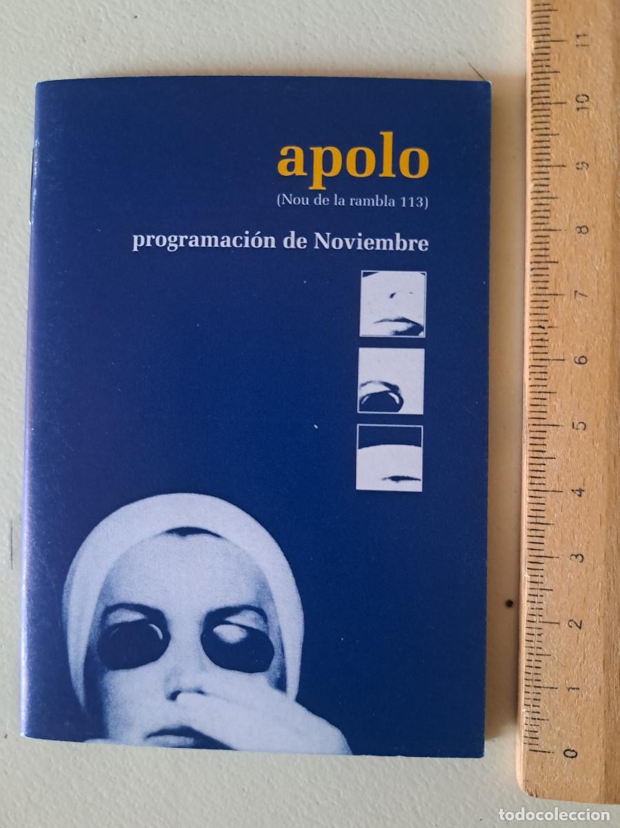 M&uacute;sica de colecci&oacute;n: FLYER LIBRETO DISCOTECA APOLO PROGRAMACI&Oacute;N 2002 BARCELONA BASEMENT JAXX RINOCEROSE LA BUENA VIDA