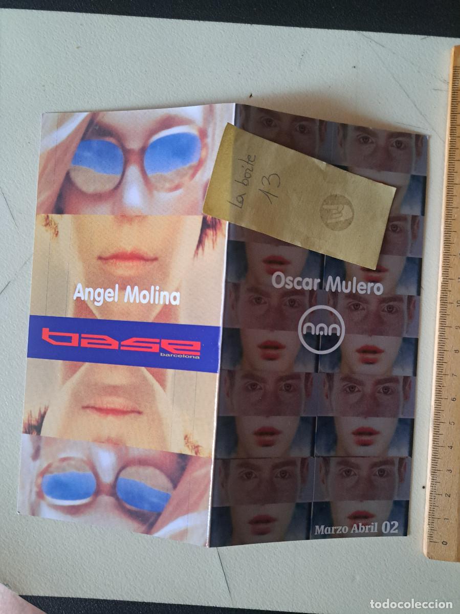 M&uacute;sica de colecci&oacute;n: FLYER DISCOTECA CLUB NAN TECHNO OSCAR MULERO, ANGEL MOLINA TRVOR ROCKCLIFFE A&Ntilde;O 2002