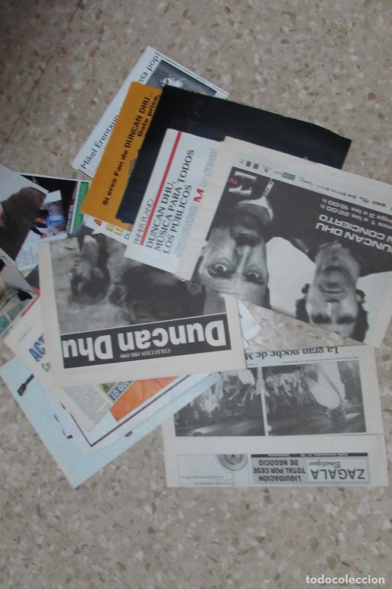 M&uacute;sica de colecci&oacute;n: LOTE RECORTES..MIKEL ERENTXUN..DUNCAN DHU..