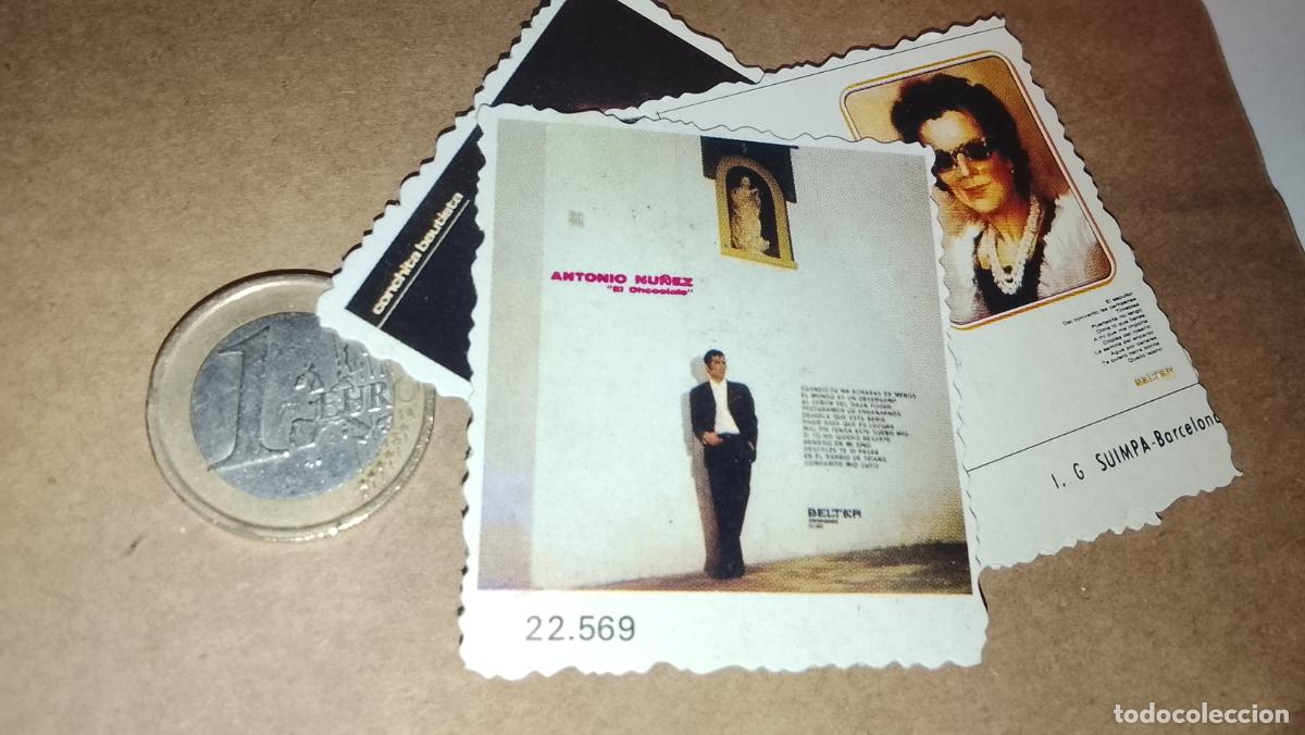 Collectible Music: musica - CROMO o similar carton PAPELG GRUESO troquelado CANTANTES O GRUPO - ANTONIO NU&Ntilde;EZ