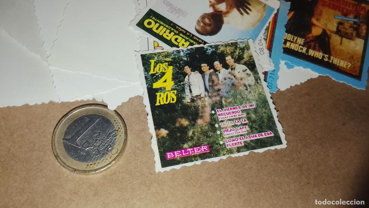 M&uacute;sica de cole&ccedil;&atilde;o: musica - CROMO o similar carton PAPELG GRUESO troquelado CANTANTES O GRUPO - LOS 4 ROS