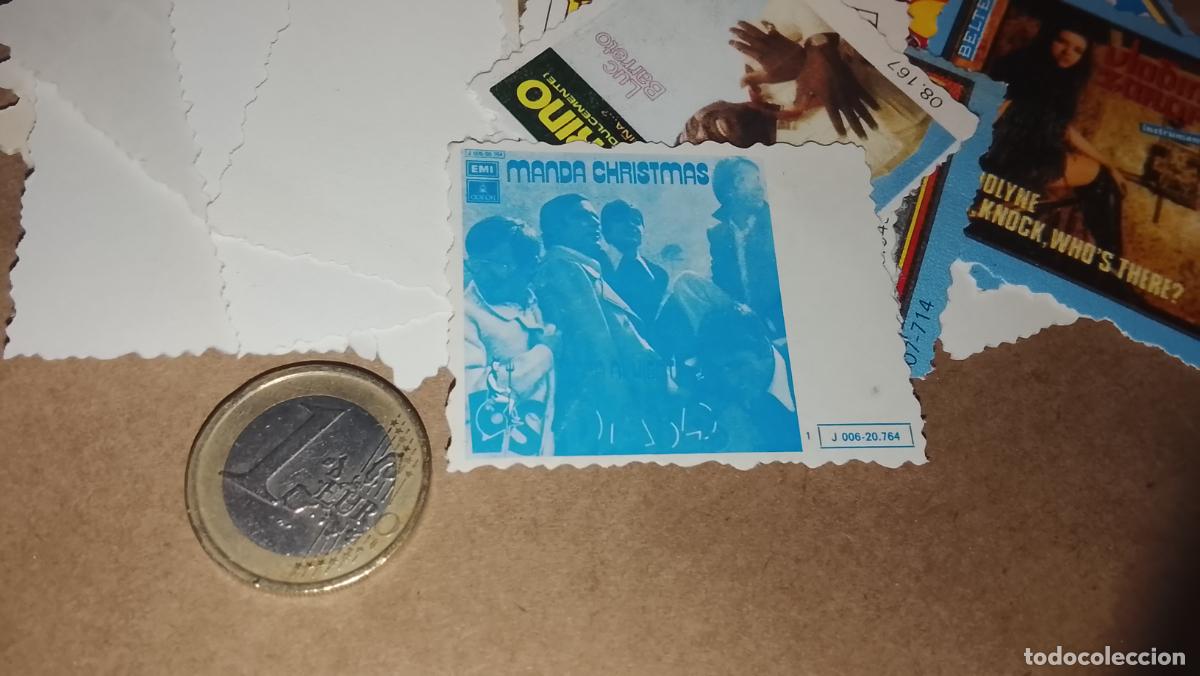 M&uacute;sica de colecci&oacute;n: musica - CROMO o similar carton PAPELG GRUESO troquelado CANTANTES O GRUPO - MANDA CHRISTMAS