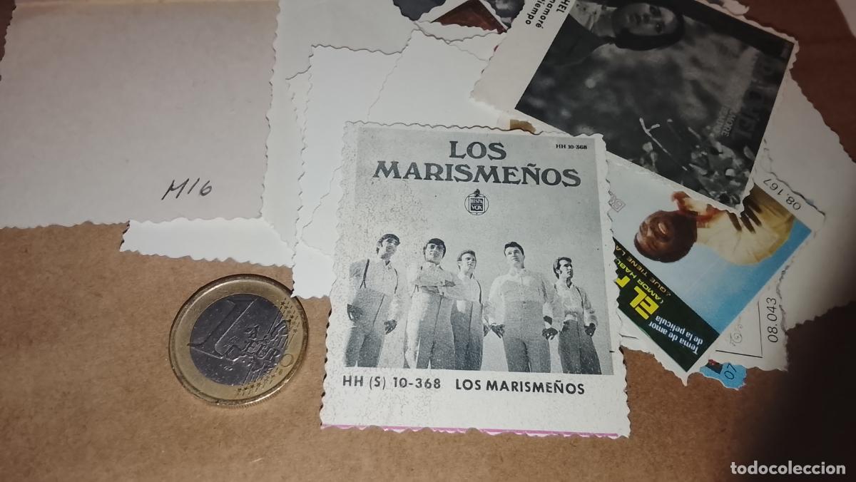 M&uacute;sica de colecci&oacute;n: musica - CROMO o similar carton PAPELG GRUESO troquelado CANTANTES O GRUPO - LOS MARISME&Ntilde;OS