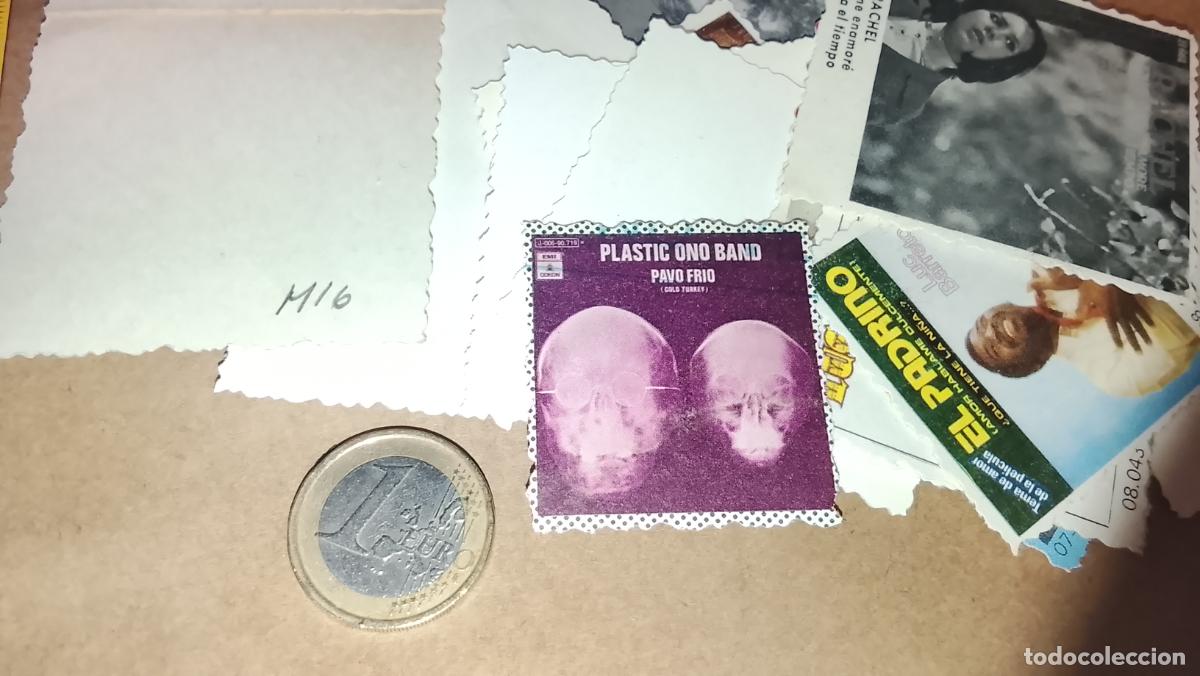 M&uacute;sica de colecci&oacute;n: musica - CROMO o similar carton PAPELG GRUESO troquelado CANTANTES O GRUPO - PLASTIC ONO BAND