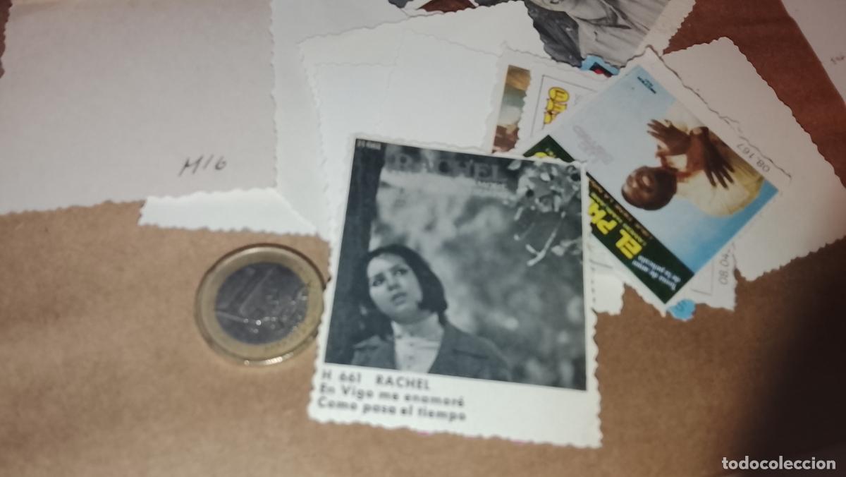 M&uacute;sica de colecci&oacute;n: musica - CROMO o similar carton PAPELG GRUESO troquelado CANTANTES O GRUPO - RACHEL