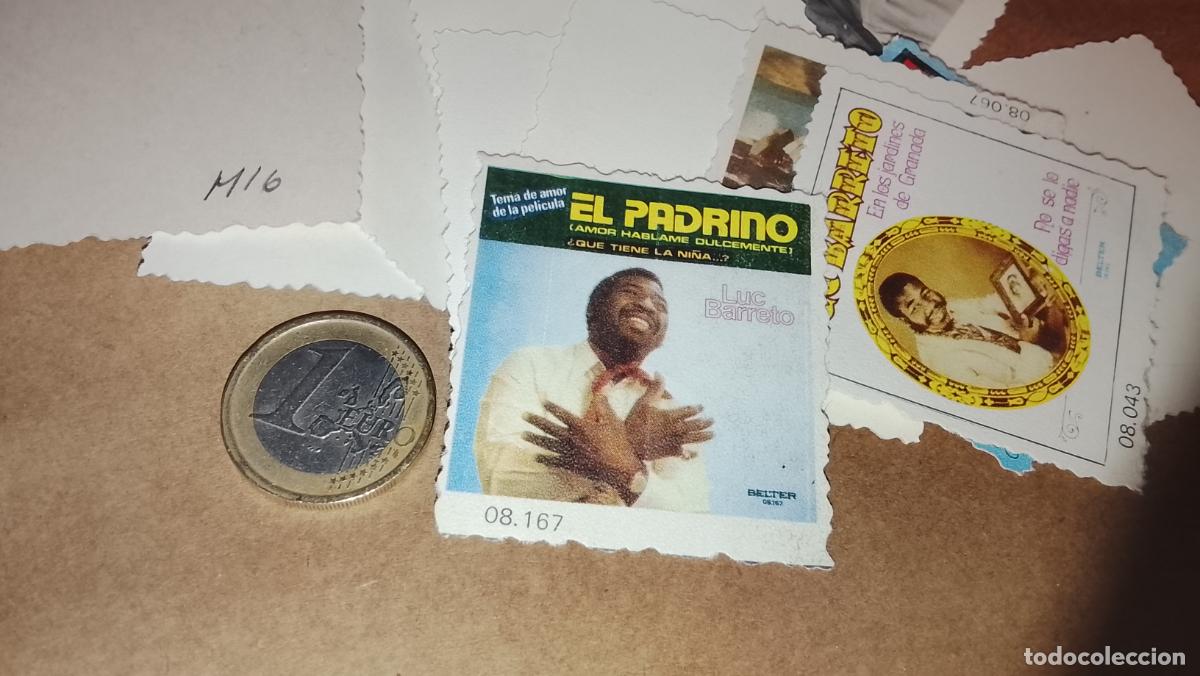 M&uacute;sica de colecci&oacute;n: musica - CROMO o similar carton PAPELG GRUESO troquelado CANTANTES O GRUPO - EL PADRINO