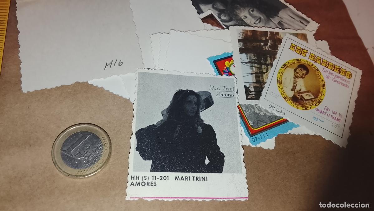 M&uacute;sica de colecci&oacute;n: musica - CROMO o similar carton PAPELG GRUESO troquelado CANTANTES O GRUPO - MARI TRINI