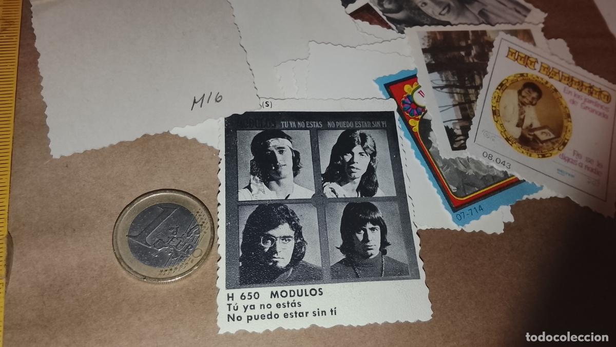 M&uacute;sica de colecci&oacute;n: musica - CROMO o similar carton PAPELG GRUESO troquelado CANTANTES O GRUPO - MODULOS
