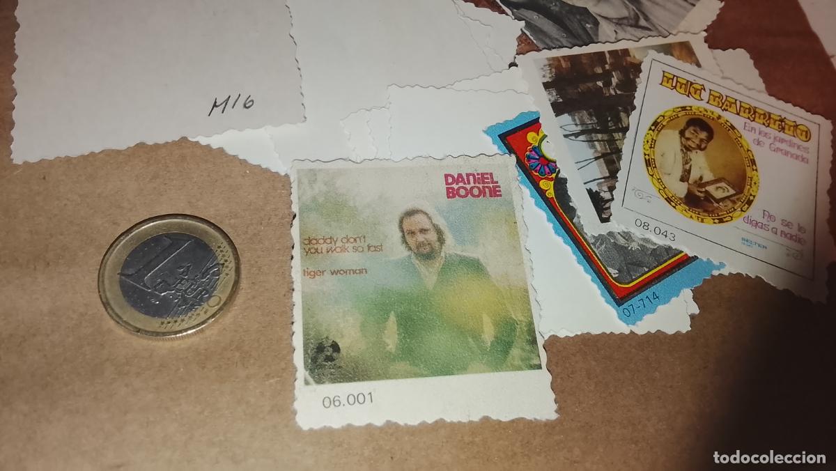 M&uacute;sica de colecci&oacute;n: musica - CROMO o similar carton PAPELG GRUESO troquelado CANTANTES O GRUPO - DANIEL BOONE