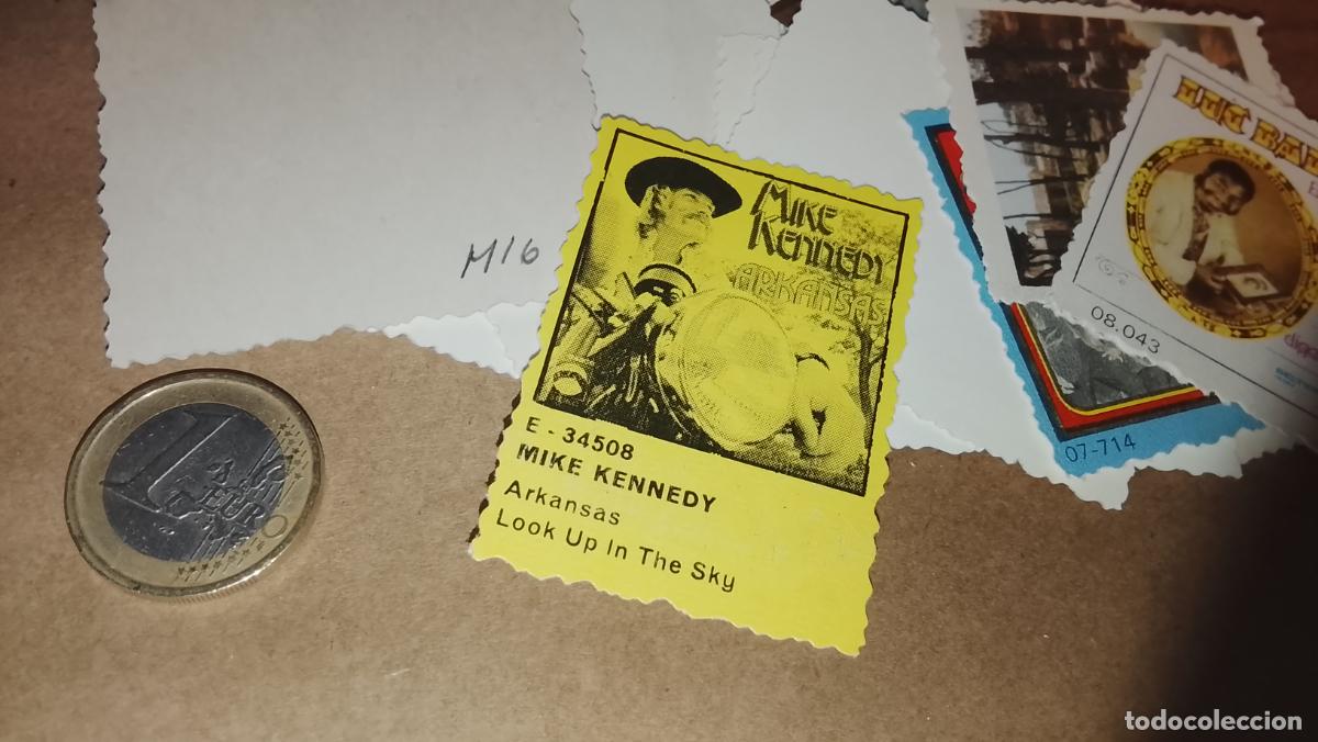 M&uacute;sica de colecci&oacute;n: musica - CROMO o similar carton PAPELG GRUESO troquelado CANTANTES O GRUPO - MIKE KENNEDY