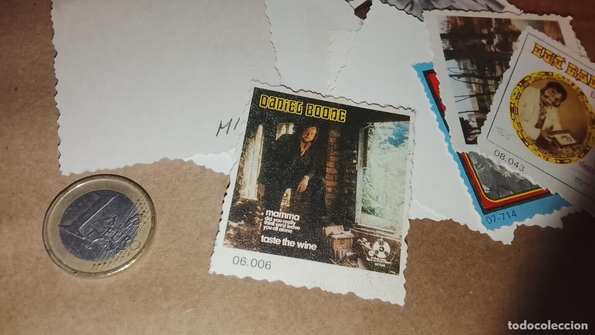 M&uacute;sica de colecci&oacute;n: musica - CROMO o similar carton PAPELG GRUESO troquelado CANTANTES O GRUPO - DANIEL BOONE