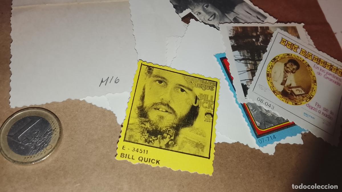 M&uacute;sica de colecci&oacute;n: musica - CROMO o similar carton PAPELG GRUESO troquelado CANTANTES O GRUPO - BILL QUICK