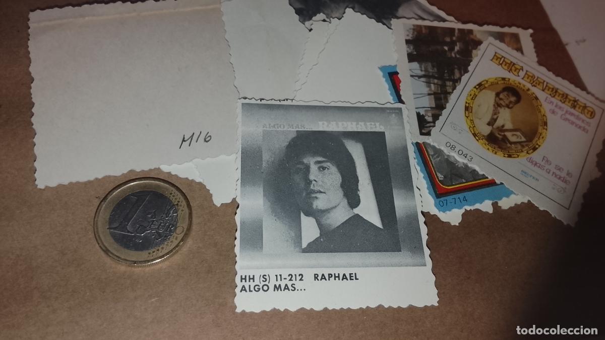 M&uacute;sica de colecci&oacute;n: musica - CROMO o similar carton PAPELG GRUESO troquelado CANTANTES O GRUPO - RAPHAEL