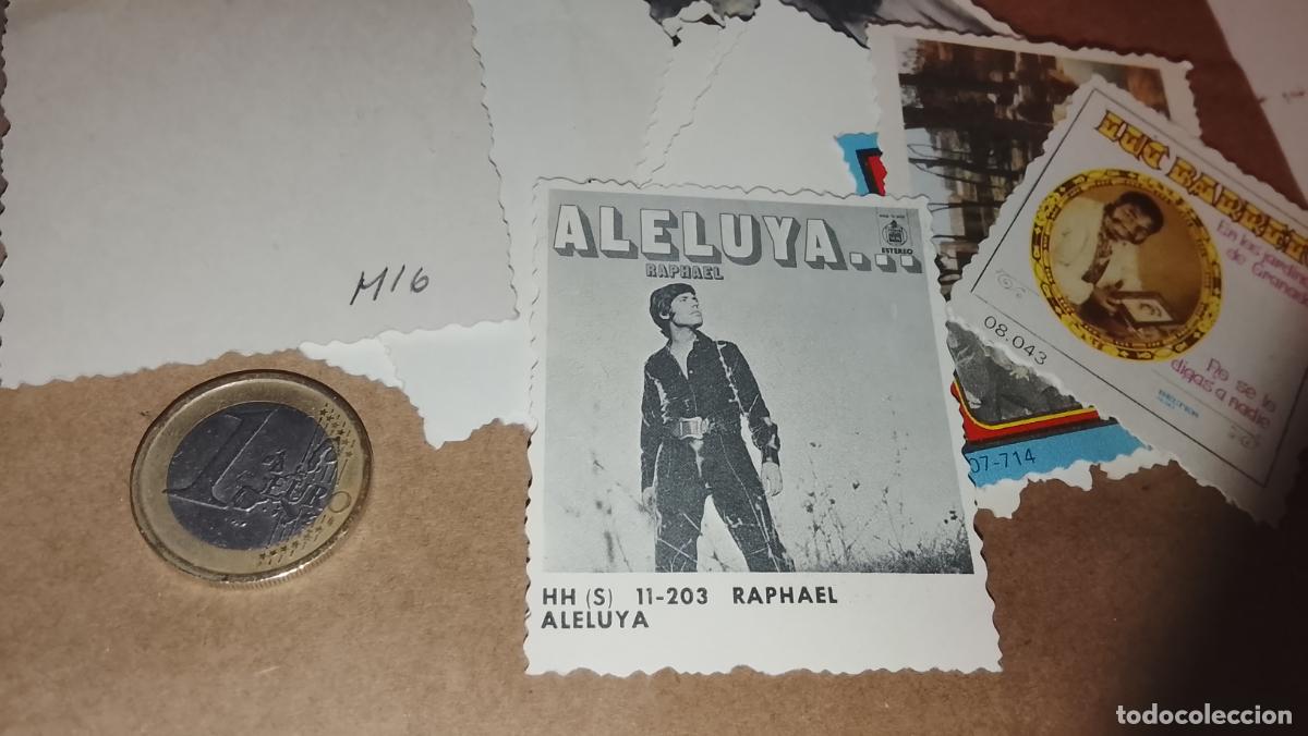 M&uacute;sica de colecci&oacute;n: musica - CROMO o similar carton PAPELG GRUESO troquelado CANTANTES O GRUPO - RAPHAEL
