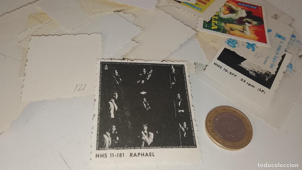 M&uacute;sica de colecci&oacute;n: musica - CROMO o similar carton PAPELG GRUESO troquelado CANTANTES O GRUPO - Raphael