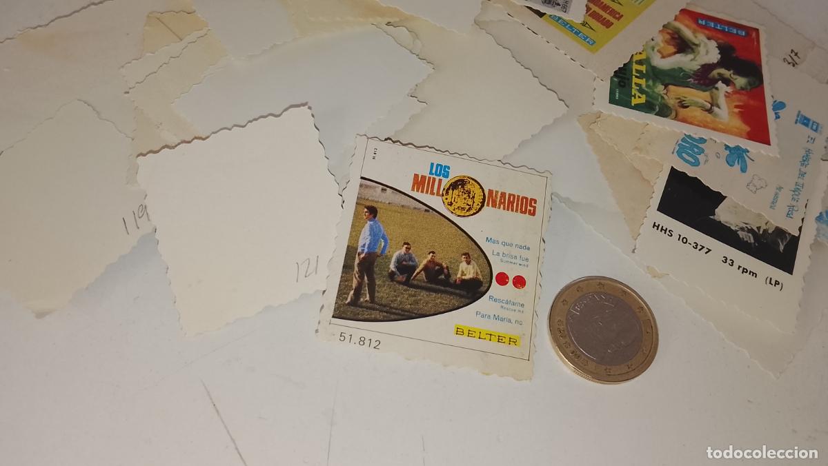 M&uacute;sica de colecci&oacute;n: musica - CROMO o similar carton PAPELG GRUESO troquelado CANTANTES los millonarios