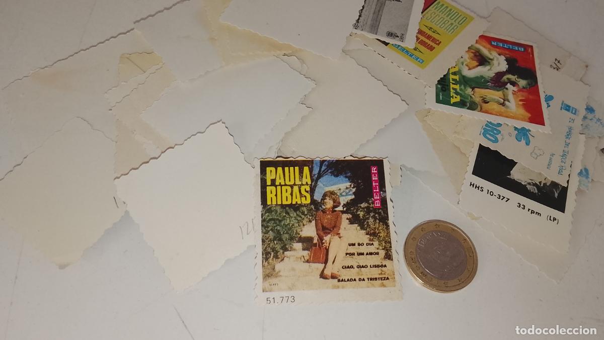 M&uacute;sica de colecci&oacute;n: musica - CROMO o similar carton PAPELG GRUESO troquelado CANTANTES paula ribas
