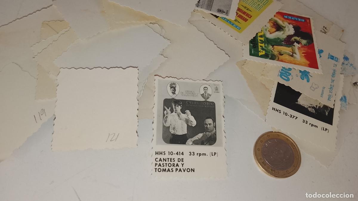 M&uacute;sica de colecci&oacute;n: musica - CROMO o similar carton PAPELG GRUESO troquelado CANTANTES Pastora y Tom&aacute;s Pav&oacute;n
