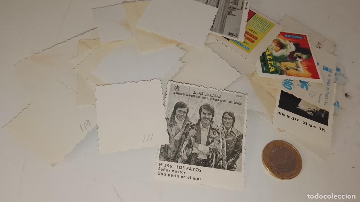 M&uacute;sica de colecci&oacute;n: musica - CROMO o similar carton PAPELG GRUESO troquelado CANTANTES los payos