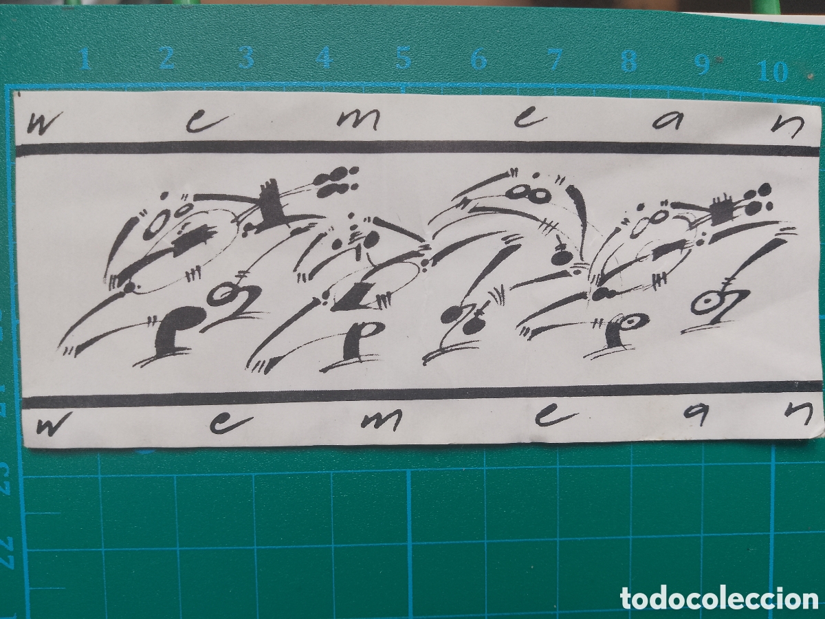 Collectible Music: Wemean . Sticker . Pegatina original. 1997