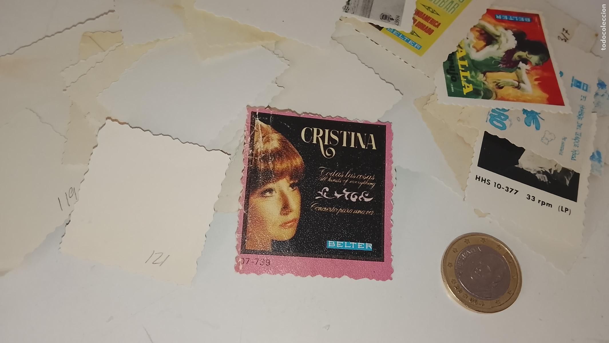 Collectible Music: musica - CROMO o similar carton PAPELG GRUESO troquelado CANTANTES - CRISTINA