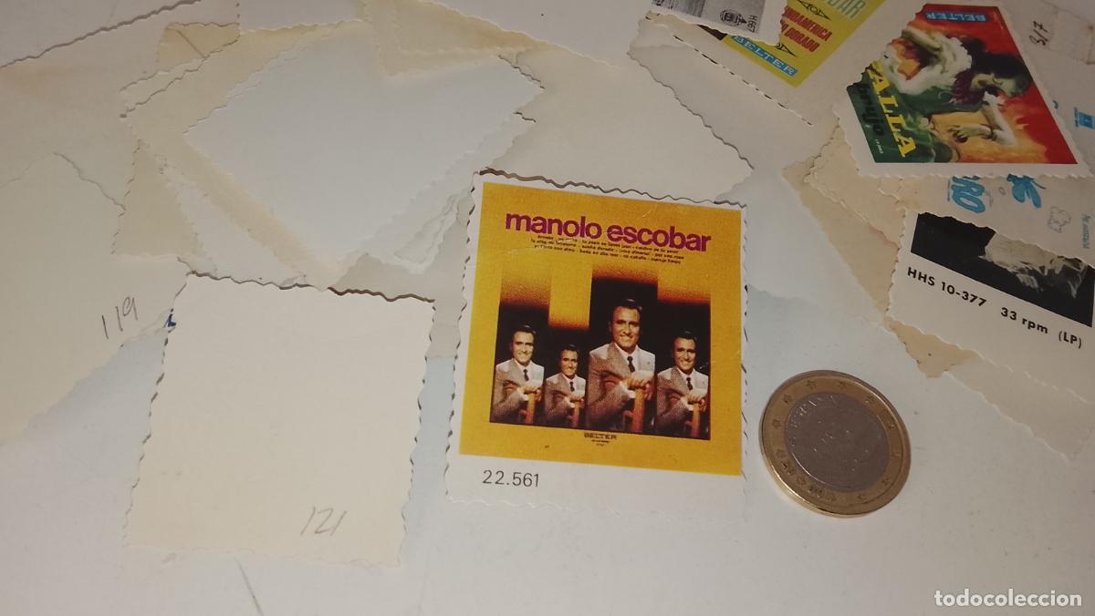 M&uacute;sica de colecci&oacute;n: musica - CROMO o similar carton PAPELG GRUESO troquelado CANTANTES - MANOLO ESCOBAR
