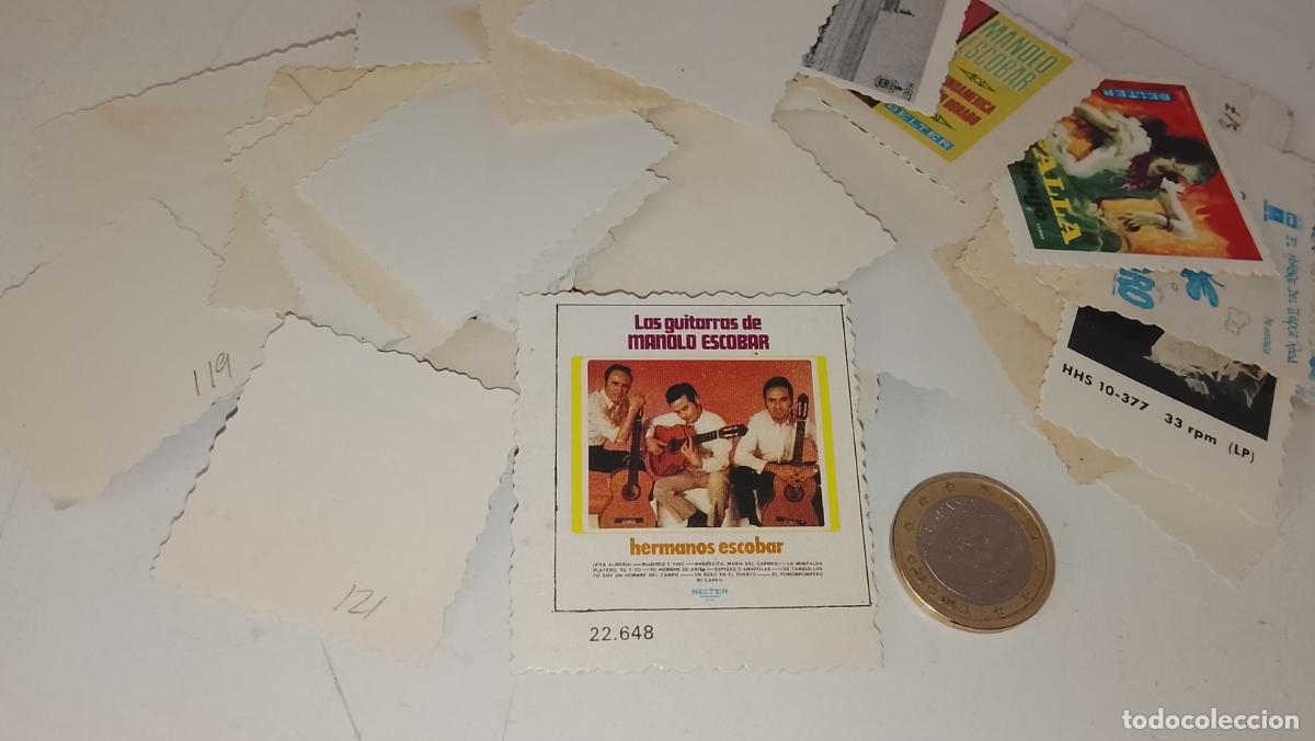 M&uacute;sica de colecci&oacute;n: musica - CROMO o similar carton PAPELG GRUESO troquelado CANTANTES - MANOLO ESCOBAR