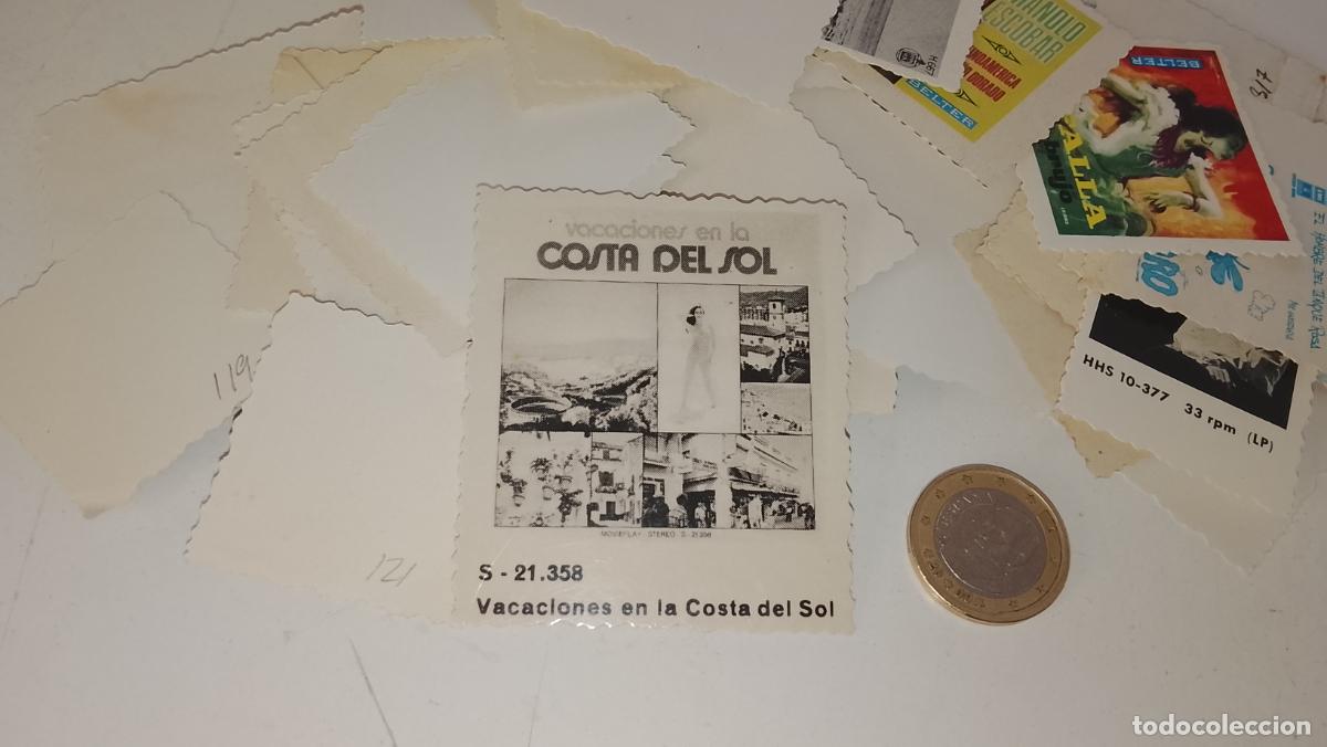 M&uacute;sica de colecci&oacute;n: musica - CROMO o similar carton PAPELG GRUESO troquelado CANTANTES - VACACIONES EN LA COSTA DEL SOL