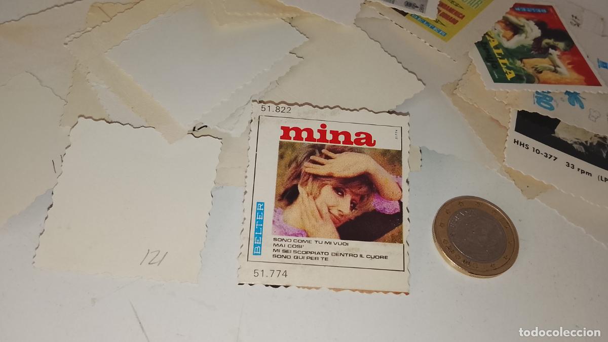 M&uacute;sica de colecci&oacute;n: musica - CROMO o similar carton PAPELG GRUESO troquelado CANTANTES - MINA