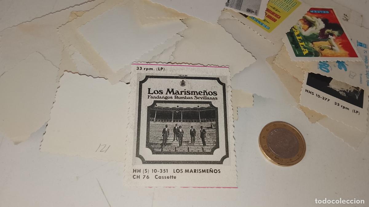 M&uacute;sica de colecci&oacute;n: musica - CROMO o similar carton PAPELG GRUESO troquelado CANTANTES - LOS MARISME&Ntilde;OS