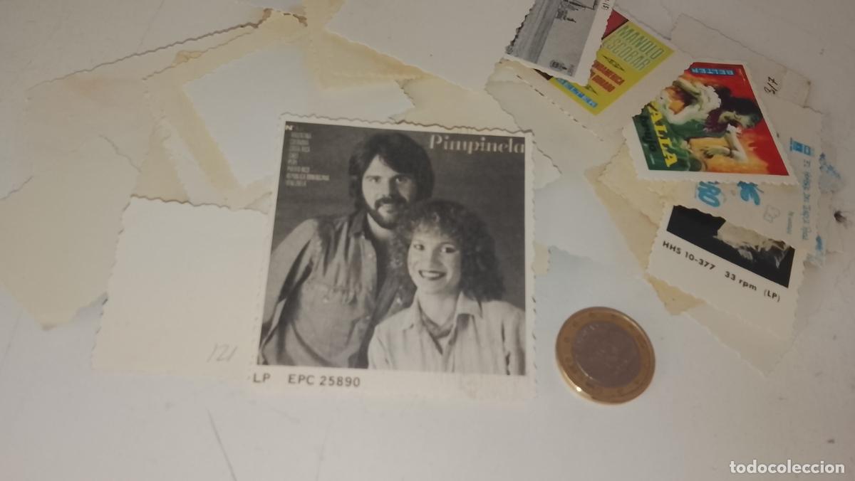 M&uacute;sica de colecci&oacute;n: musica - CROMO o similar carton PAPELG GRUESO troquelado CANTANTES - PIMPINELA