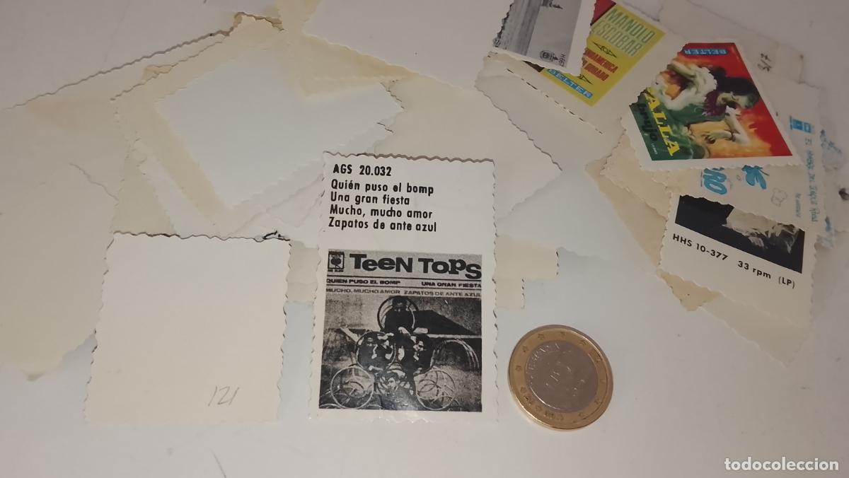 M&uacute;sica de colecci&oacute;n: musica - CROMO o similar carton PAPELG GRUESO troquelado CANTANTES - TEEN TOPS