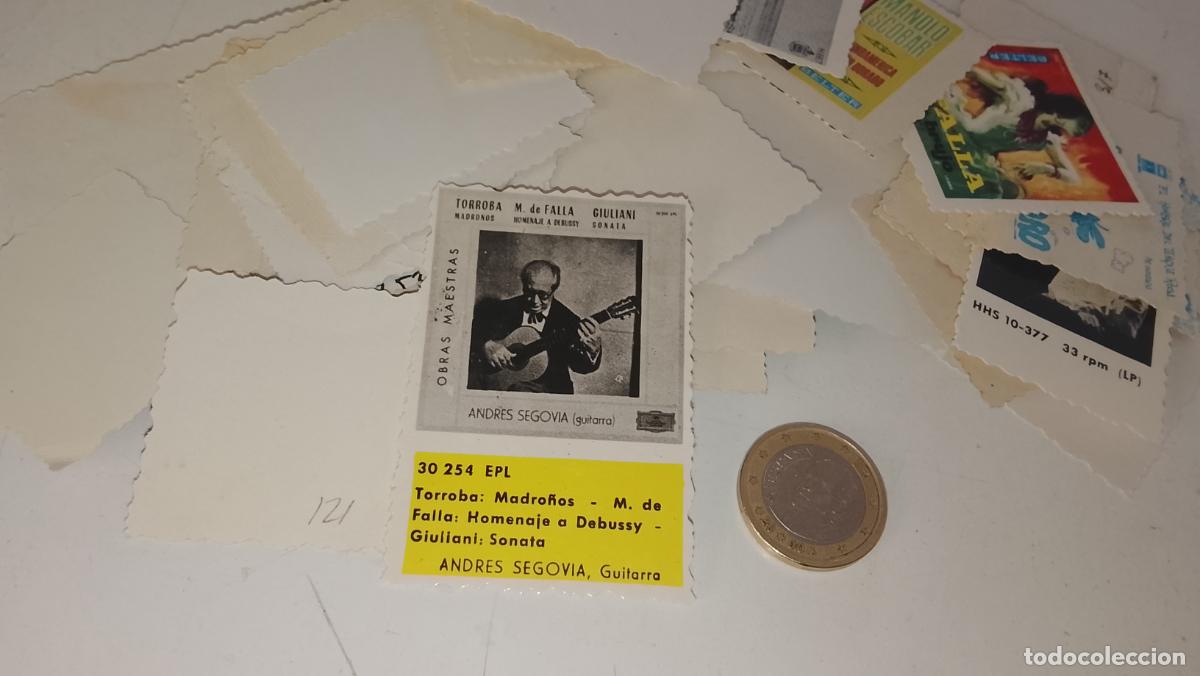 M&uacute;sica de colecci&oacute;n: musica - CROMO o similar carton PAPELG GRUESO troquelado CANTANTES - RORROBA FALLA GIULIANI