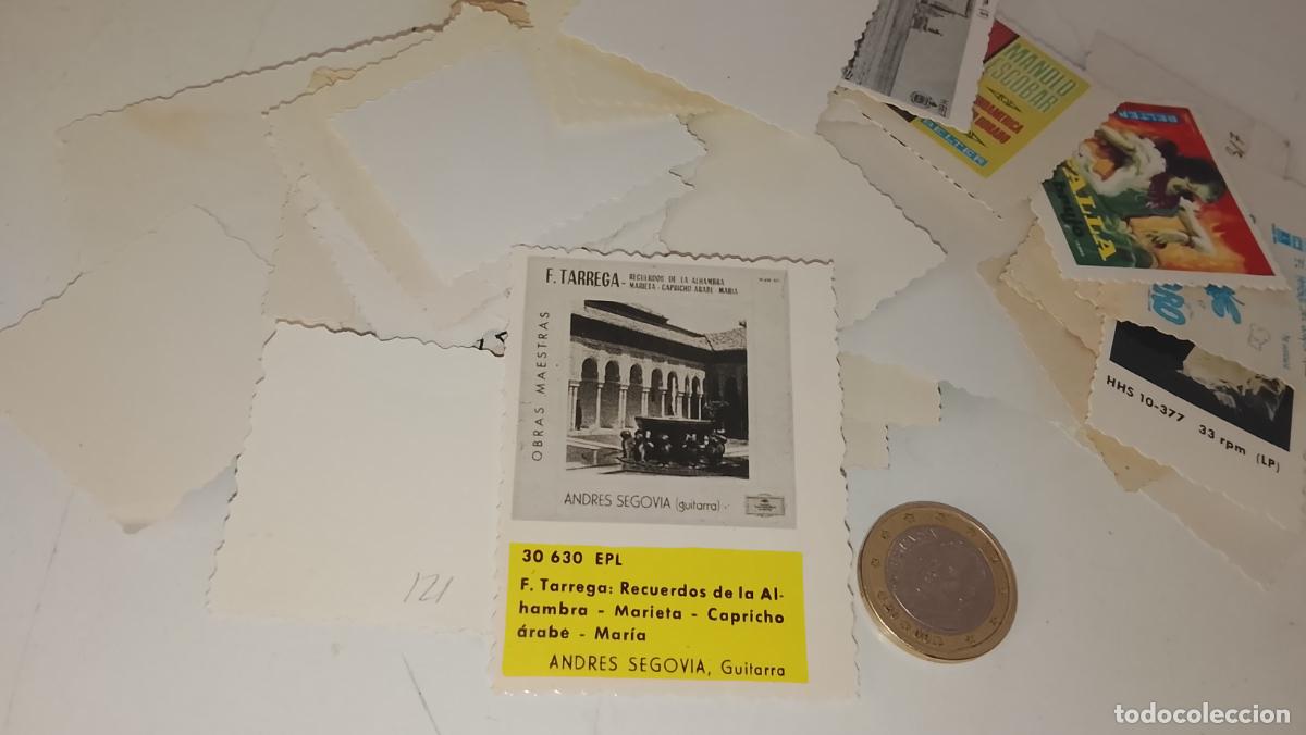 M&uacute;sica de colecci&oacute;n: musica - CROMO o similar carton PAPELG GRUESO troquelado CANTANTES - TARREGA F.