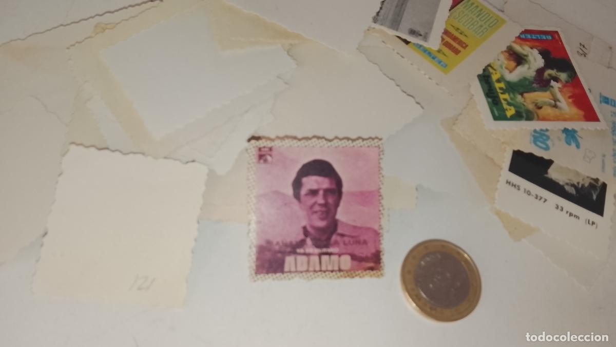 M&uacute;sica de colecci&oacute;n: musica - CROMO o similar carton PAPELG GRUESO troquelado CANTANTES - ADAMO