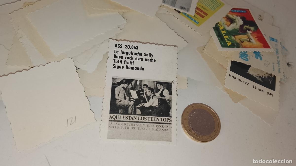 M&uacute;sica de colecci&oacute;n: musica - CROMO o similar carton PAPELG GRUESO troquelado CANTANTES - LOS TEEN TOPS