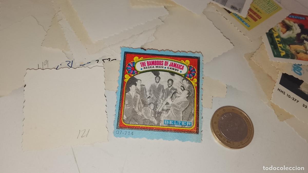 M&uacute;sica de colecci&oacute;n: musica - CROMO o similar carton PAPELG GRUESO troquelado CANTANTES - THE BAMBOOS DE JAMAICA