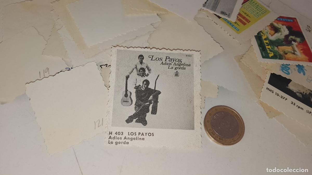 M&uacute;sica de colecci&oacute;n: musica - CROMO o similar carton PAPELG GRUESO troquelado CANTANTES - LOS PAYOS