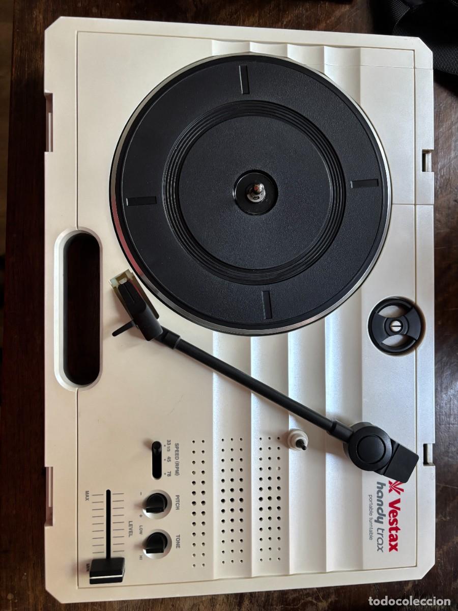 M&uacute;sica de colecci&oacute;n: Tocadiscos port&aacute;til Vestax Handy Trax en color blanco